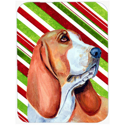Planche à découper en verre Basset Hound