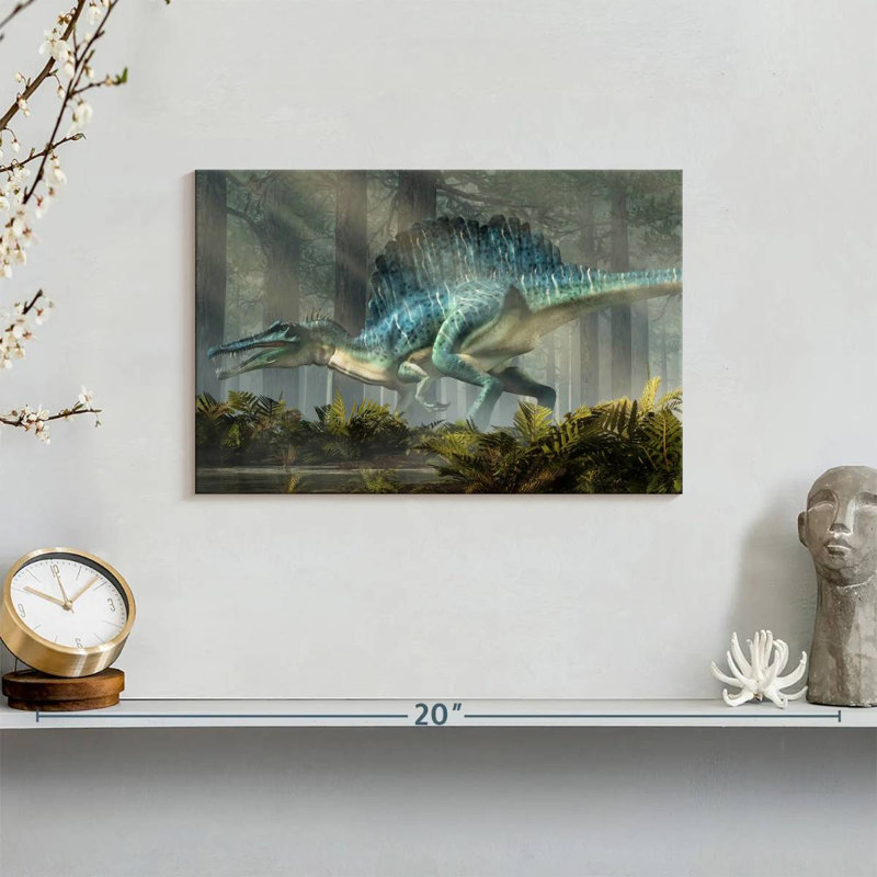 Crowle Panoramic Spinosaurus, 8" H x 12" W