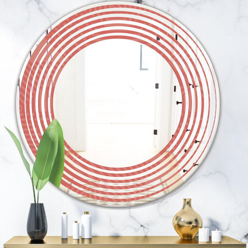 Miroir mural Wave, H 24 po x l 24 po