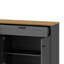 Meuble télé avec buffet à 2 tiroirs pour téléviseur de 70 po ou moins à grain de bois polyvalent-361619241