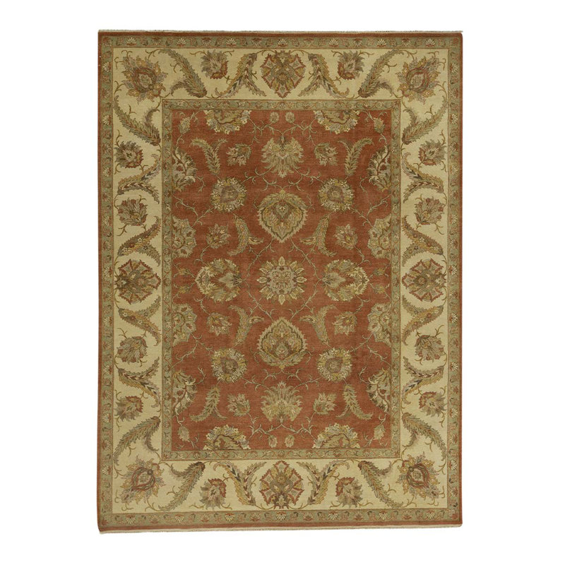 Wool Oriental Indoor Rug, Rectangle 9' x 12'2"