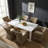 Angellique Mahogany Solid Wood Dining Table-91924516