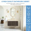 Armoire de salle de bain flottante et luxueuse 30 po Luxury