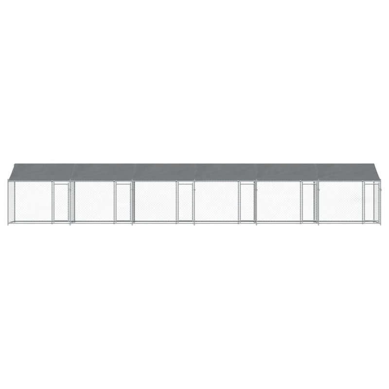 Alisha 200cm H Metal Yard Kennel, 200 H x 1200 W x 200 D cm