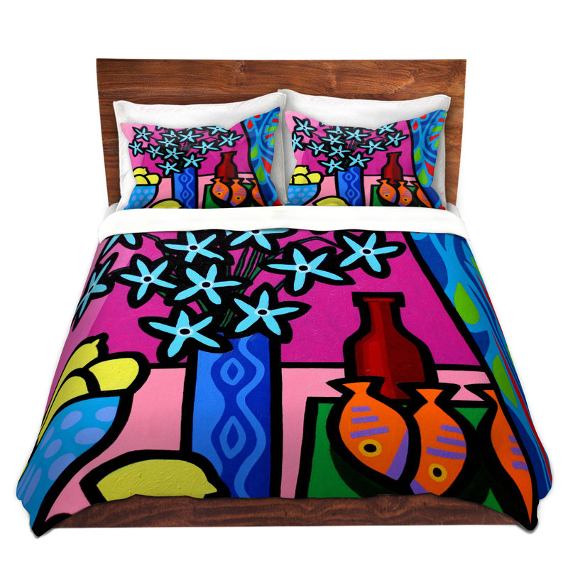 Ensemble de housse de couette en microfibre DiaNoche par John Nolan - Rideau