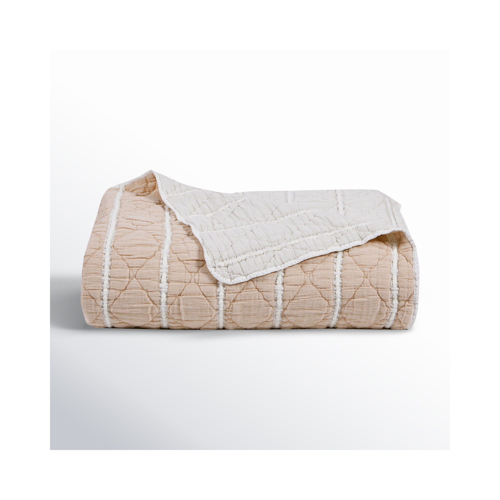 Pacifica Coverlet, Terracotta, Queen Coverlet