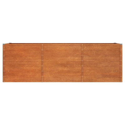 Garden Raised Bed Rusty Corten Steel Large Durable Outdoor Garden Vegetable Bed