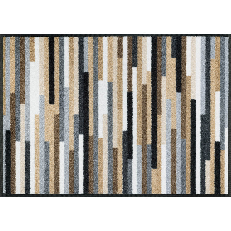 Mikado Non-Slip Doormat, Nature, Rectangle 60 x 85 cm