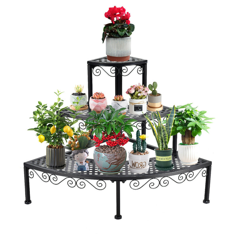 Support pour plante à 3 niveaux