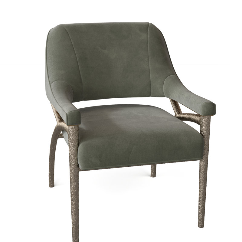 Fauteuil l 25,25 po Libby Langdon, 9953 polyester saule