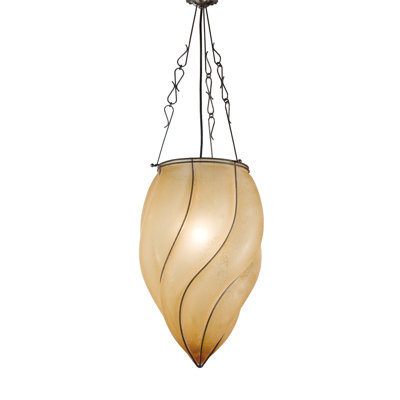 Pozzo 1 - Light Dark Steel Unique/Statement Pendant