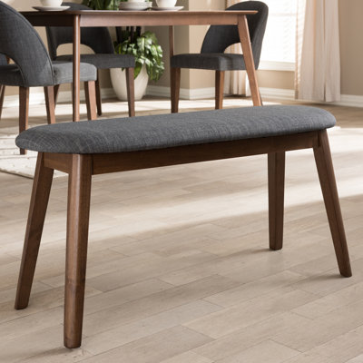 Cronin Polyester Blend Upholstered Bench