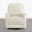 Fauteuil inclinable électrique pivotant 270 ° en velours avec éclairage ambiant et charge USB-861605427