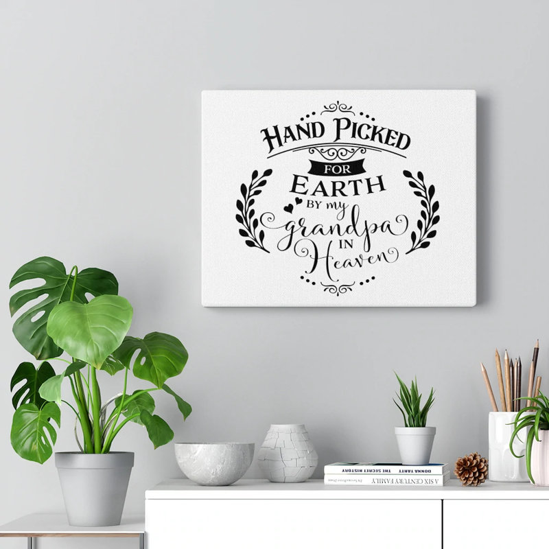Hand Picked for Earth 1 Piece Wrapped Canvas Wall Art, 28cm H x 36cm W