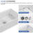 30'' L Farmhouse / Apron Single Bowl Fireclay Kitchen Sink