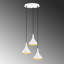 Luminaire suspendu conique à 3 lumières Excalibur-1837204961
