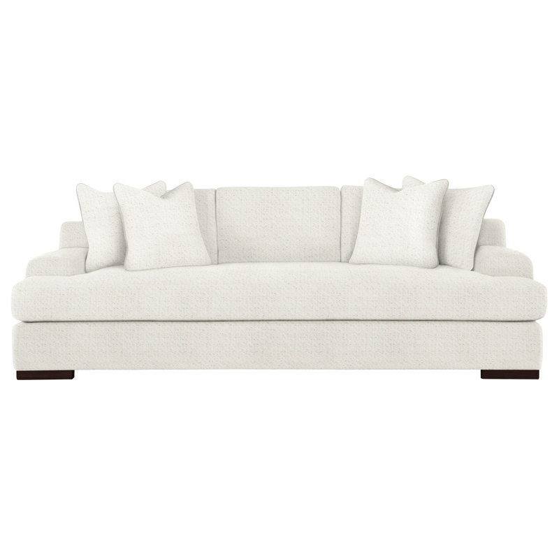 Andie 95'' Recessed Arm Sofa, Dorado Snow Crypton® Chenille 5558-000, Mocha
