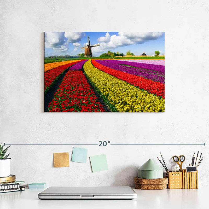 Ferme de tulipes pittoresque Alvord, H 8 po x l 12 po