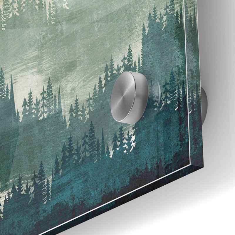 «Mountainscape» par Michael Mullan, art mural en verre acrylique, H 24 po x l 36 po x P 0,2 po
