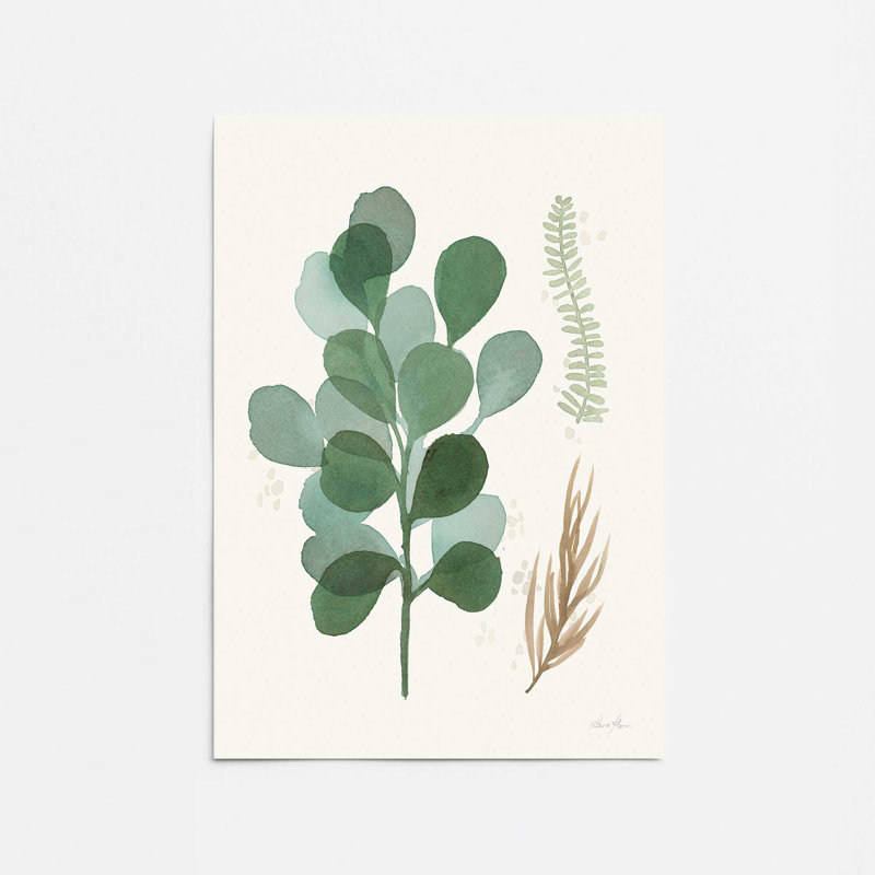 Earthy Greens in Bloom II, reproduction dans un cadre, H 20 po x l 16 po, Impression sans cadre