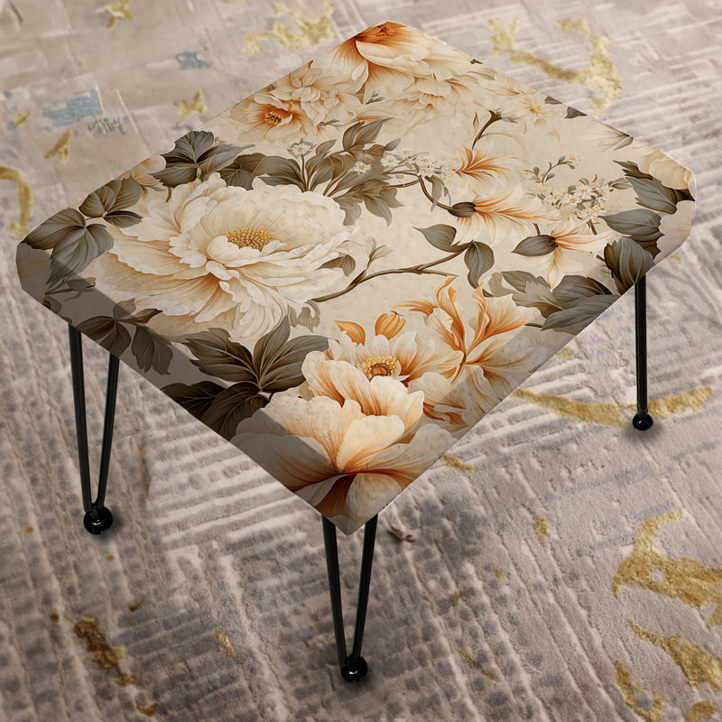 Repose-pieds Vintage Florals VI - Plants