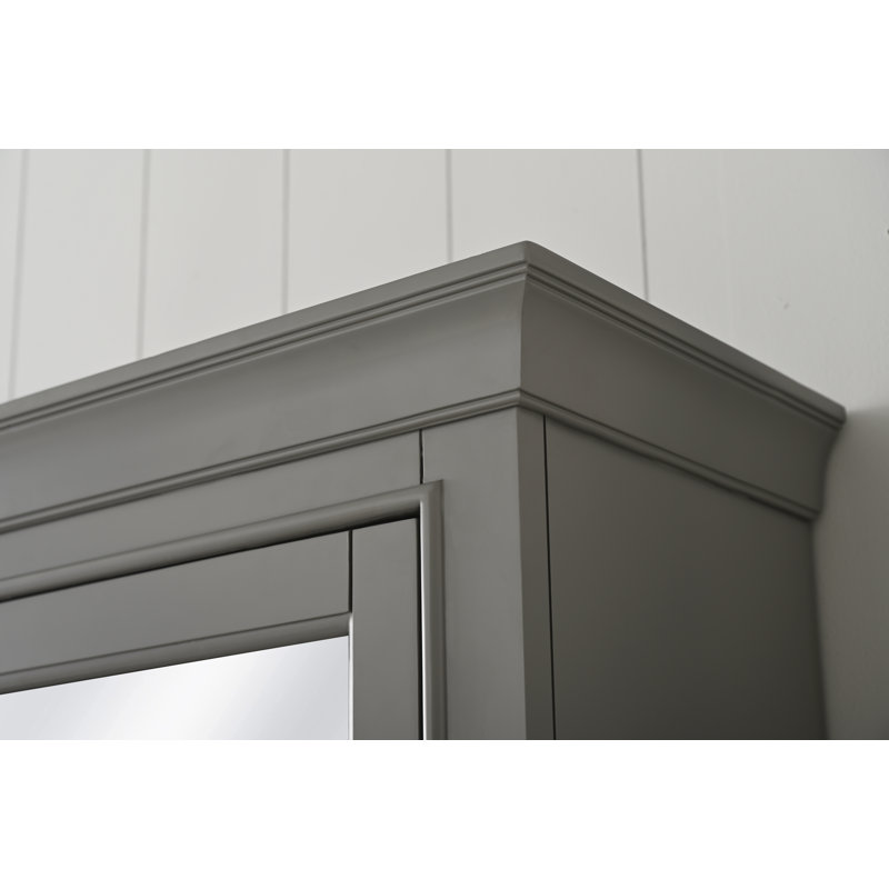 Ensemble de meuble-lavabo double 96 po Arruda, Gris