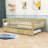  Wooden Daybed with with Trundle and Slats-1035742898-1035742899
