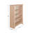 Malani 36" H Solid Wood Classic Bookcase-446278031-446278025