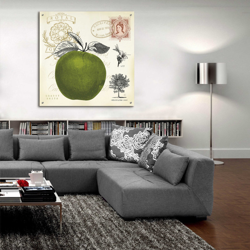 " Apple Notes " Print, 36" H x 36" W x 0.2" D
