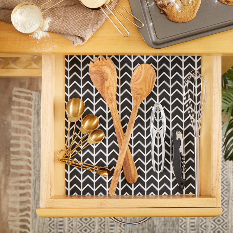 Doublure de tablette à chevrons, Noir
