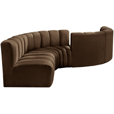 Ivancea Upholstered Curved Sectional Reversible