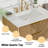 Waymart 30“ Single Vanity With Pure White Quartz Top, Pre Assembled