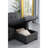 84" Dark Gray Linen Sectional With Reversible Sleeper, Storage, Plump Stitching Storage And 35" Height, Design