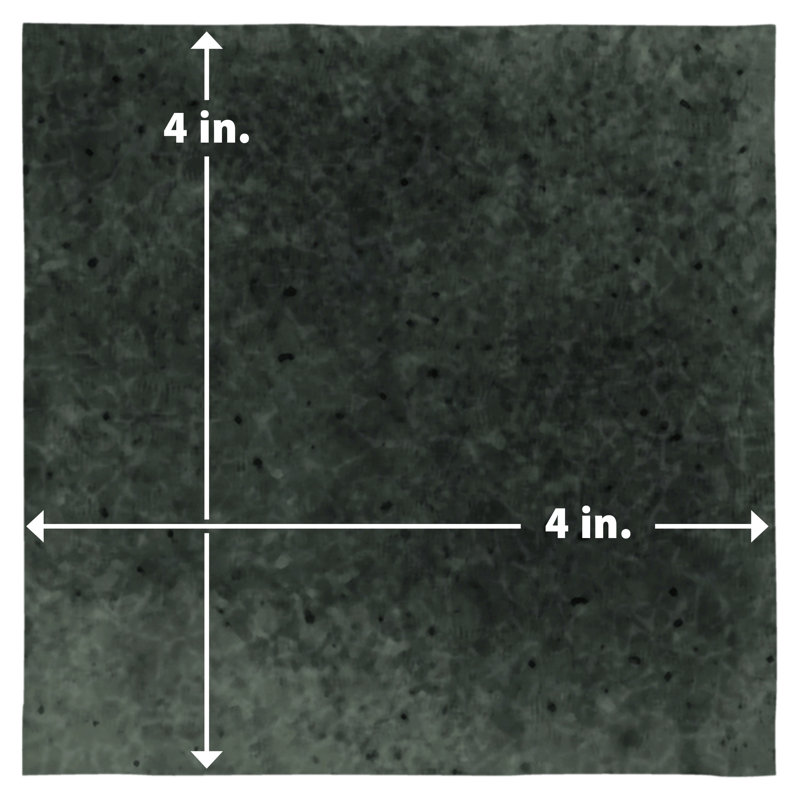Menorca 4 In. X 4 In. Ceramic Wall Tile, Forest Black