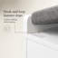 100cm Entryway Shoe Bench with Linen Cushion - Hidden Storage & 2-Tier Rack - White