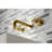 Kingston Brass Milano Two-Handle 3-Hole Wall Mount Bathroom Faucet-43709621