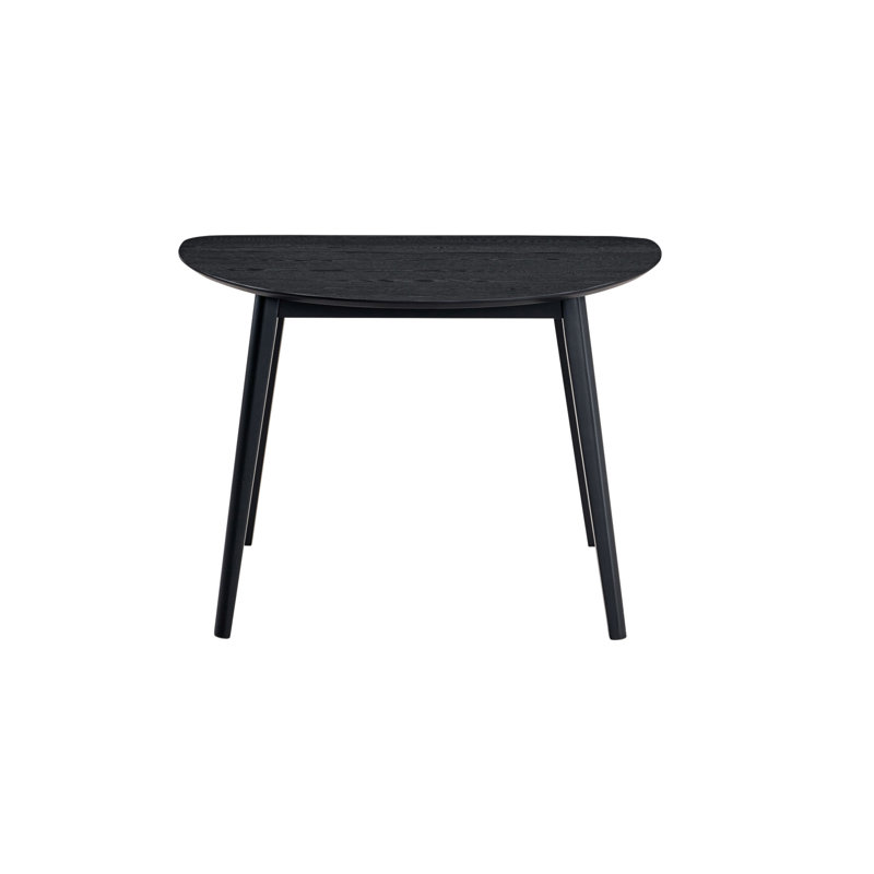 Real Black Finish Dining Table