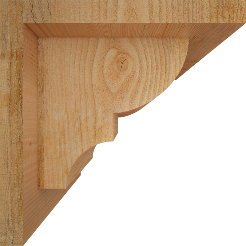 Corbeau Ridgewood avec contre-plaque, H 8 po x l 8 po x P 8 po, Sapin de Douglas, Sciage brut