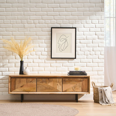 Wooden TV-Board For Living Room
