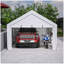 Tente de garage avec abri de rangement en acier 13 x 20