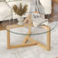 Table basse ronde en verre-1396544888