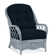 Chaise avec accoudoirs en rotin Everglade