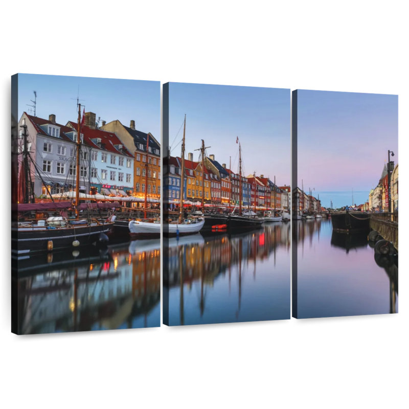 Nouveau port Tergel Nyhavn, H 28 po x l 45 po