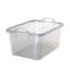 Bac de rangement empilable léger de 55 pintes Life Story, transparent, paquet de 12-62439054-62449662
