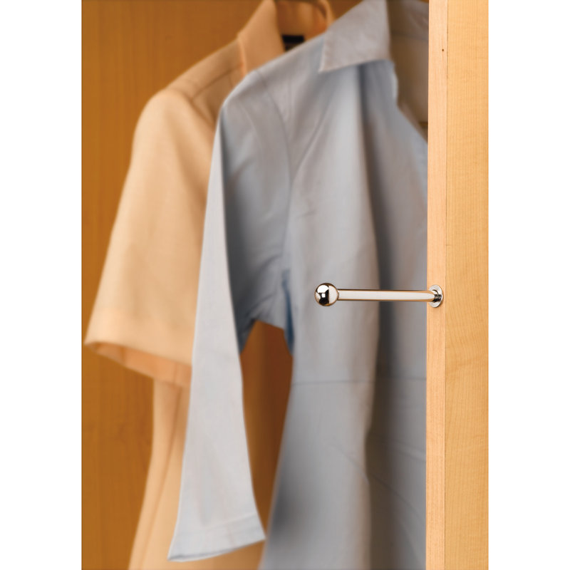 Rev-A-Shelf CVRI-7-CR Designer Series 7-Inch Adjustable Closet Insert Valet Rod, Chrome
