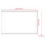 Miroir de salle de bain rectangulaire surdimensionné de 60 po x 40 po avec cadre en noyer-2078285684-2078285686