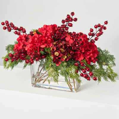 Berry Faux Floral in Vase