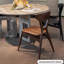 Ensemble de 2 chaises d'appoint 17,91 po à dossier brun uni