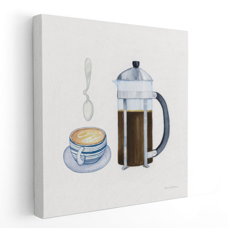 «Coffee Break», reproduction d'art sur toile, H 12 po x l 12 po