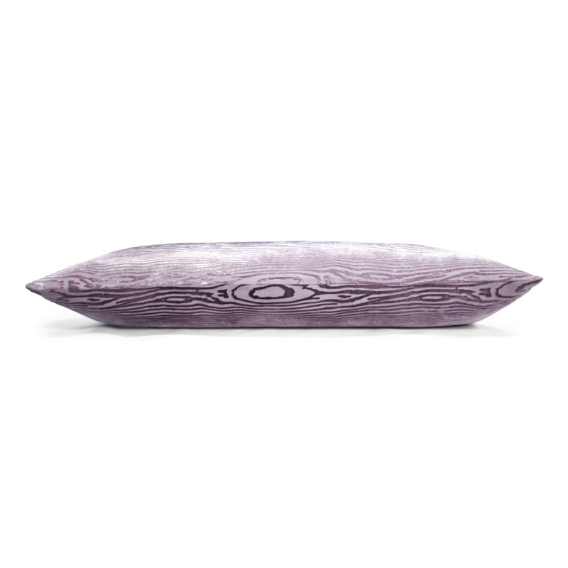 Woodgrain Rectangle Velvet Pillow Cover & Insert, Thistle